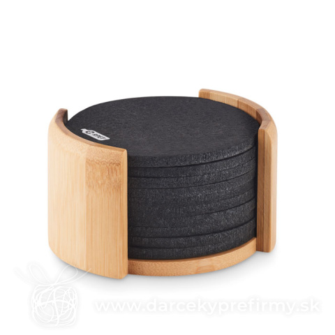 Obrázok produktu BAHIA - RPET podtácky v bambus. držáku