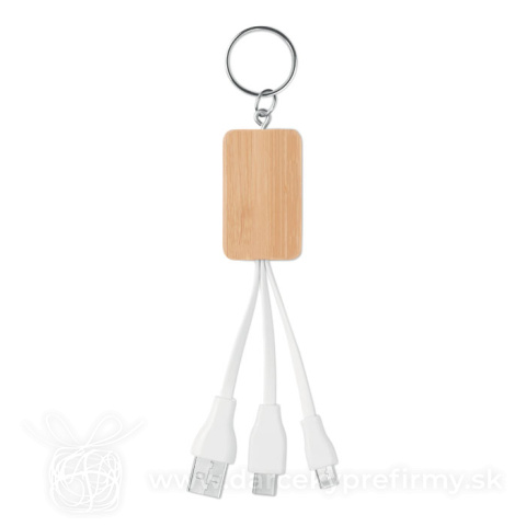 Obrázok produktu CLAUER - Bambusový kabel 3v1