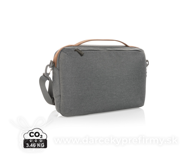 Dvojtónová taška na 15,6" notebook Impact z 300D rPET AWARE