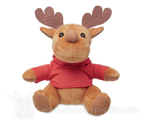 RUDOLPH - Plyšový sob s kapucňou