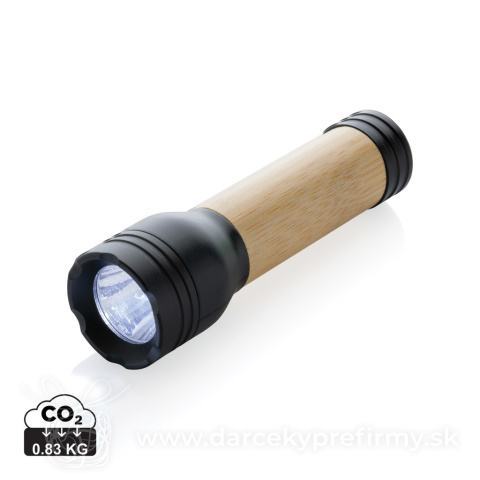 Obrázok produktu USB svietidlo Lucid 1W z RCS recykl. plastu a bambusu