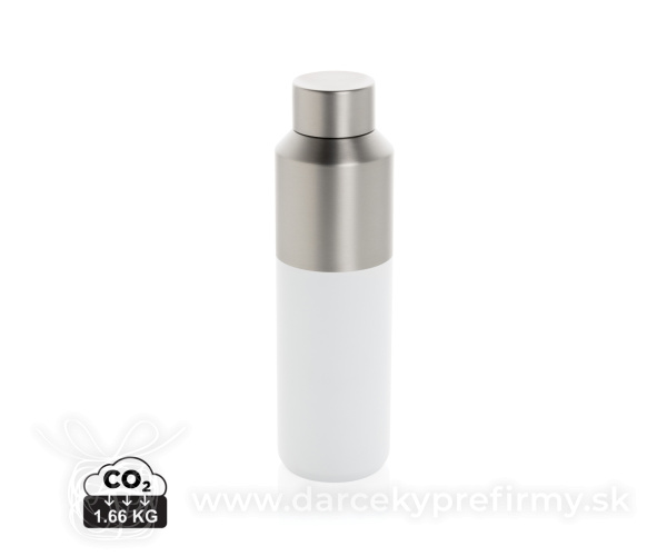 Fľaša na vodu Fluid 600ml z RCS recyklovanej ocele