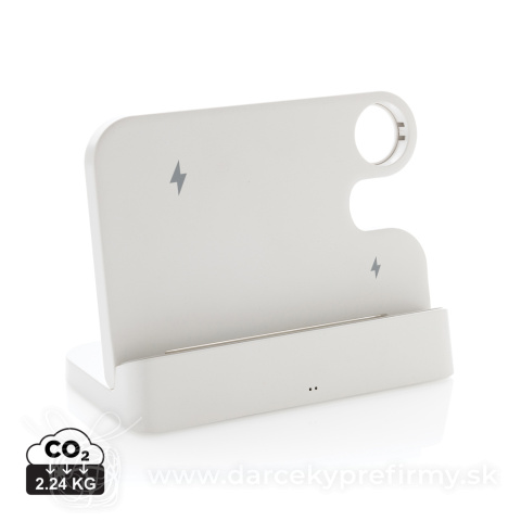 Obrázok produktu Duálna nabíjačka 15W Joltz z RCS plastu so slotom na iWatch