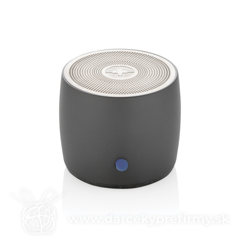 Obrázok produktu Basový reproduktor Swiss Peak 3W z RCS recykl. hliníka