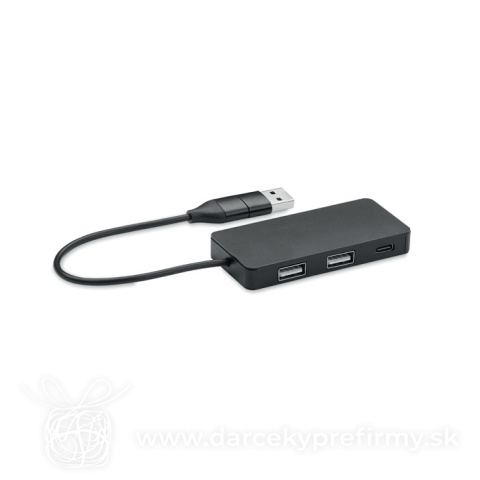 Obrázok produktu HUB-C - USB rozbočovač s 20cm káblom