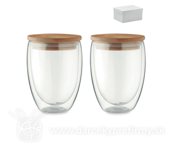 TIRANA SET - Sada 2 sklenic 350ml v krabici
