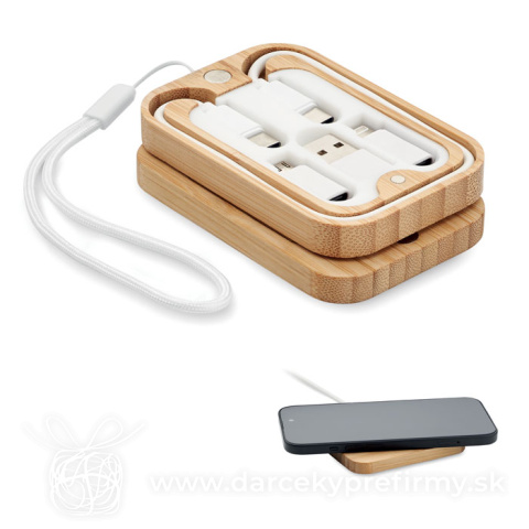 Obrázok produktu CHARGOO - 15W bezdrátová nabíječka z bamb