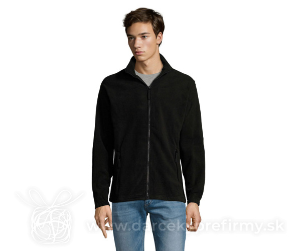 NORTH - NORTH Fleecová bunda na zip