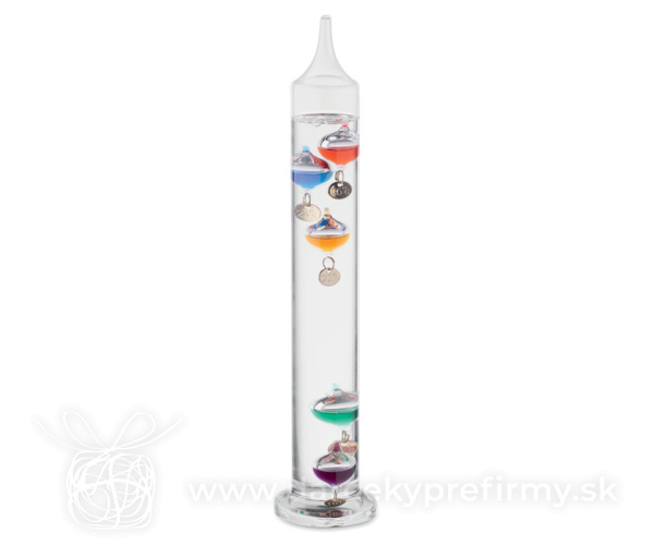 GALI - Teploměr Galileo skleněný 28cm