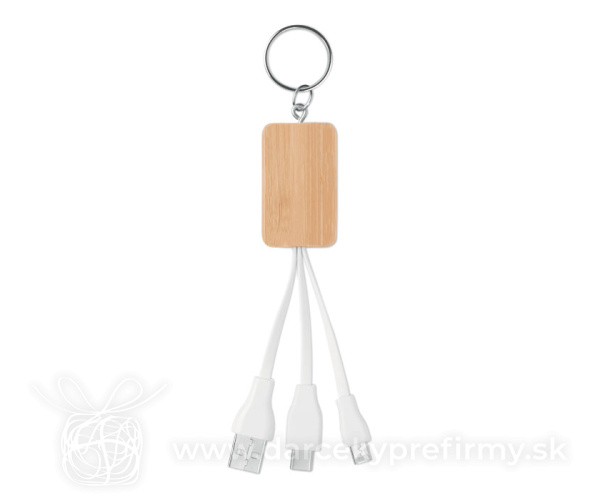 CLAUER - Bambusový kabel 3v1