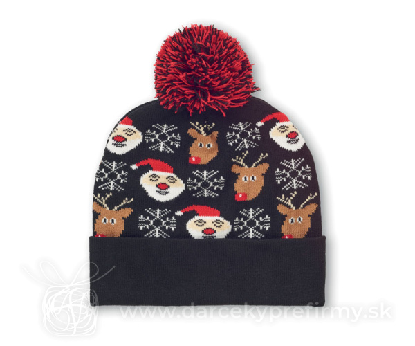 SHIMAS HAT - Vánoční pletená čepice