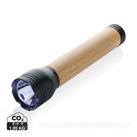 Obrázok produktu USB svietidlo Lucid 5W z RCS recykl. plastu a bambusu
