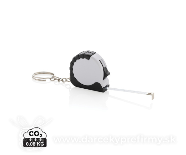 Kľúčenka s 1m metrom MeasureMate z RCS recykl. ABS