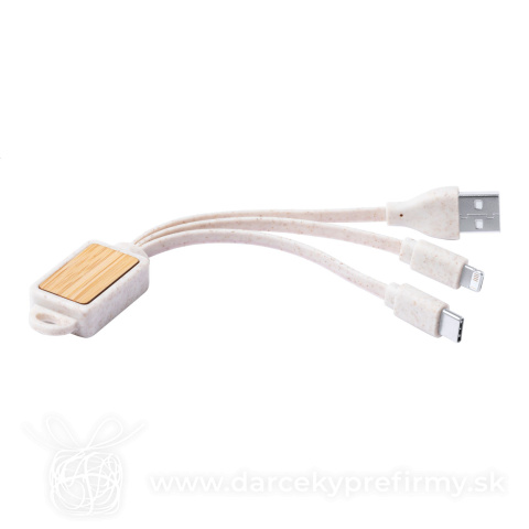 Obrázok produktu Korux - prívesok na kľúče s USB nabíjacím káblom