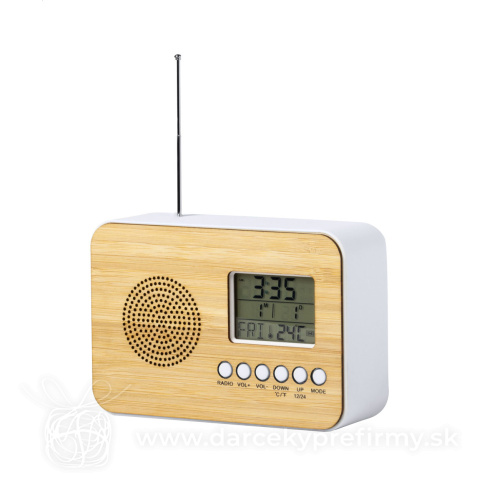 Obrázok produktu Bordio - stolové rádio s hodinami