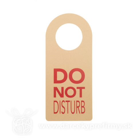 Obrázok produktu Disturb Eco - visačka na dvere na zákazku