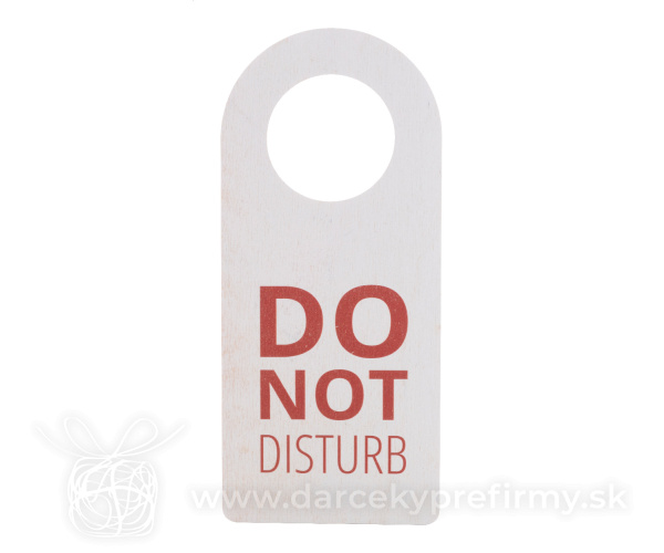 Disturb Wood - zákazkový záves na kľučku na dvere