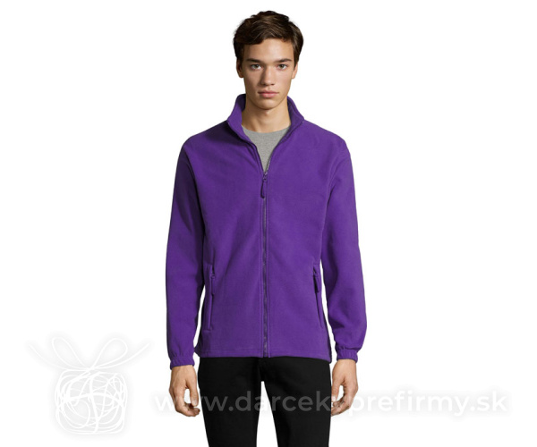 NORTH - NORTH Fleecová bunda na zip