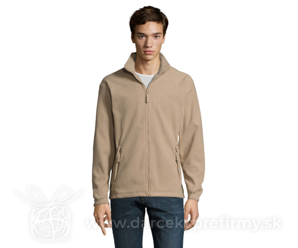 NORTH - NORTH Fleecová bunda na zip