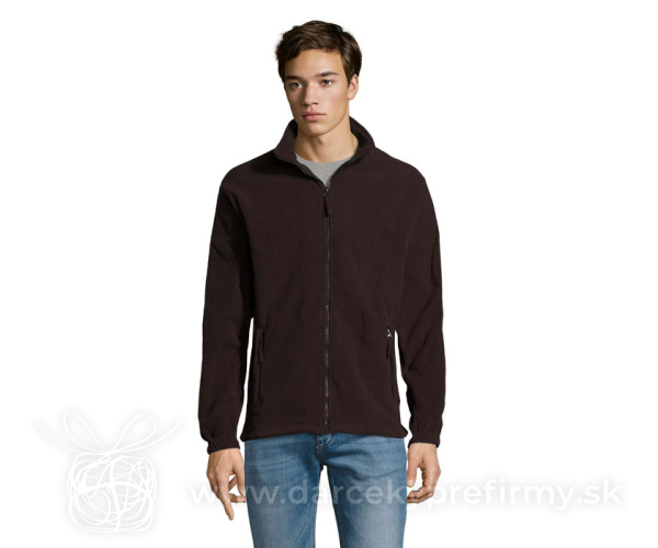 NORTH - NORTH Fleecová bunda na zip