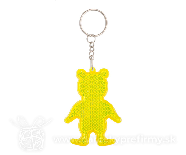 Safebear - prívesok na kľúče - odrazka