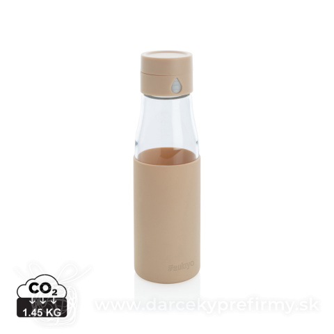 Obrázok produktu Sklenená fľaša Ukiyo sledujúci pitný režim