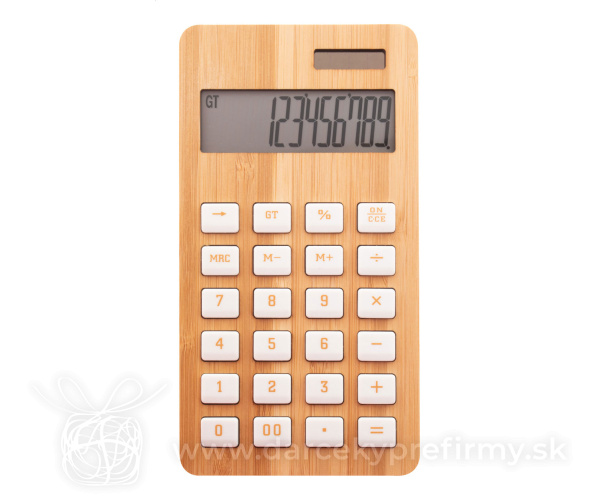 BooCalc - kalkulačka z bambusu
