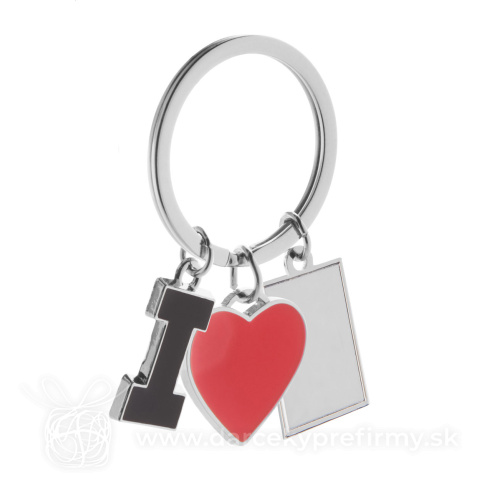 Obrázok produktu I Love - prívesok na kľúče