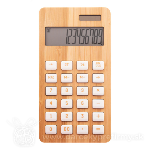 Obrázok produktu BooCalc - kalkulačka z bambusu