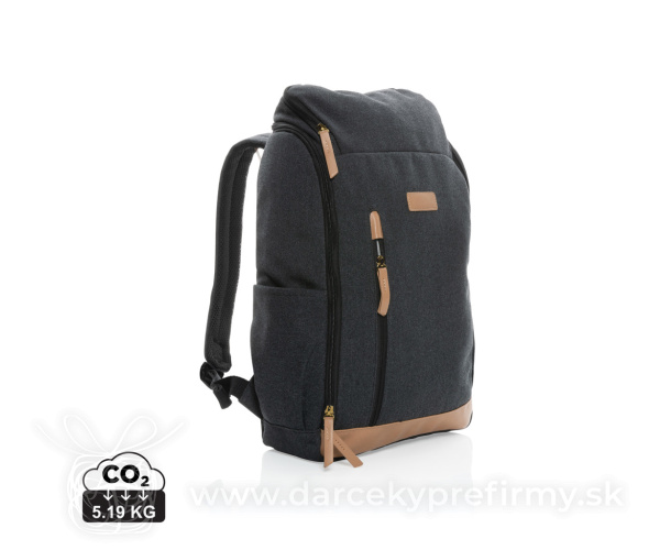 Batoh na 15" notebook Impact z 16 oz. recykl. canvas AWARE™