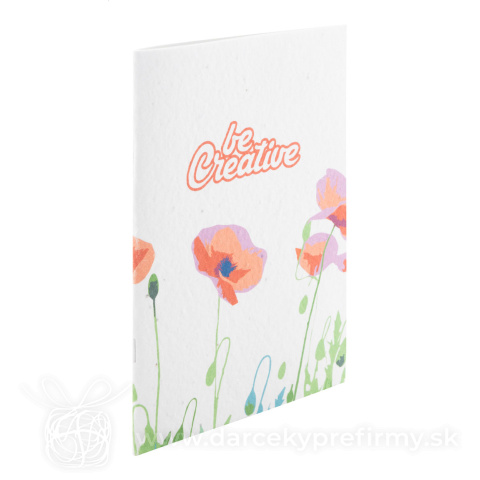 Obrázok produktu CreaNote Plus A5 Seed - zošit zo semenného papiera na mieru