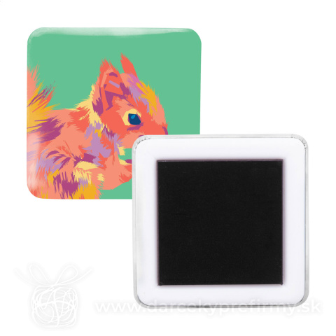 Obrázok produktu MagBadge Square - magnet na chladničku so špendlíkom