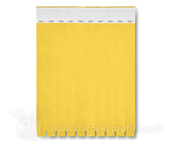  TYVEK - Náramek pro účastníky akcí