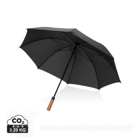 Obrázok produktu 30" auto open dáždnik Tony z RPET Aware™ a akáciového dreva
