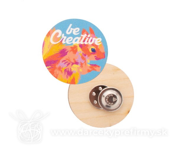 WooBadge - odznak s magnetom na zákazku