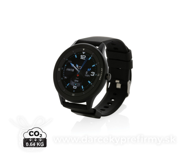 Chytré hodinky Swiss Peak z RCS recykl. TPU