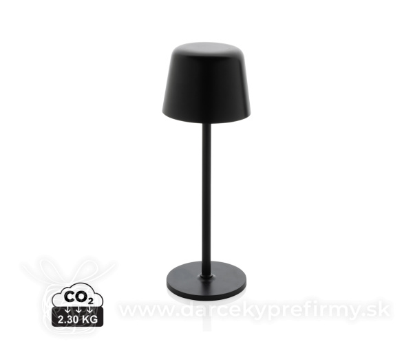 USB dobíjateľná stolná lampa Zenic z RCS recykl. plastu