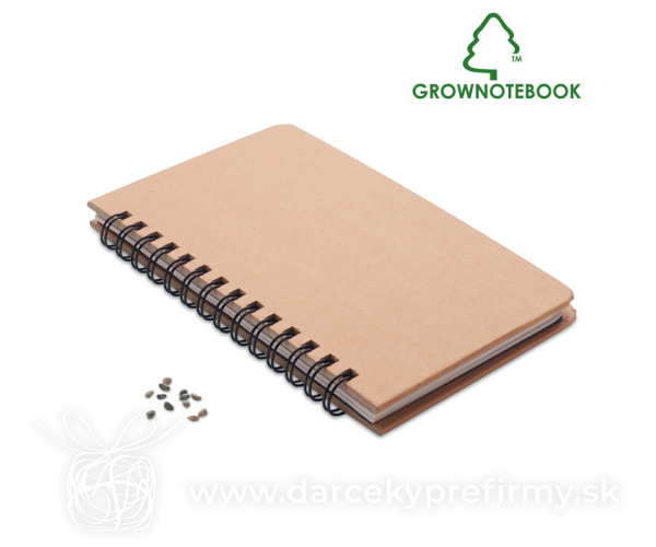 GROWNOTEBOOK™ - Zápisník z borovice