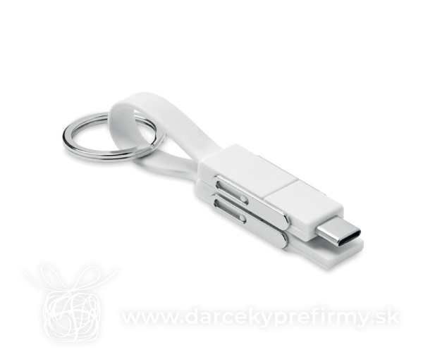 KEY C - Klíčenka s kabelem 4 v 1