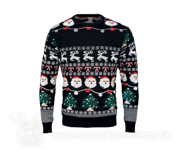SHAMIS LARGE - Vánoční svetr s LED, L/XL