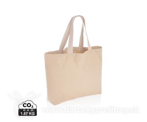 Nefarbená veľká taška Impact z 240g recykl. canvas AWARE™