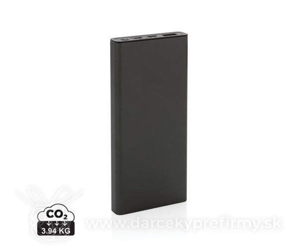 Powerbanka Terra 10 000mAh 18W z RCS rec. hliníka a ABS