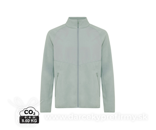 Micro fleece bunda na zips IQONIQ Talung z rec. polyesteru