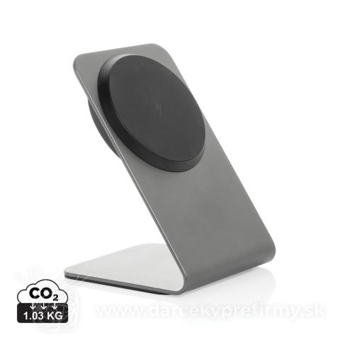 Obrázok produktu Terra hliníkový stojan na tel. s bezdrôt. nabíjaním 15W