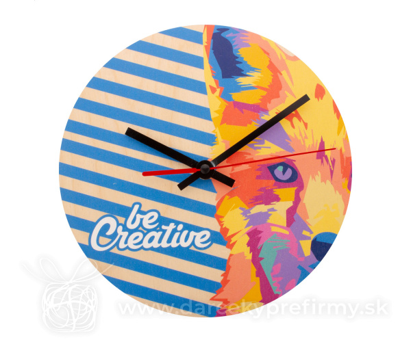 BeTime Wood D - nástenné hodiny na zákazku