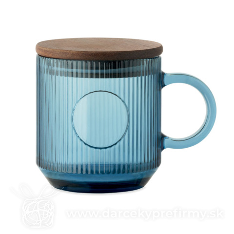 Obrázok produktu VITRIO MUG - Žebrovaný skleněný hrnek 300ml