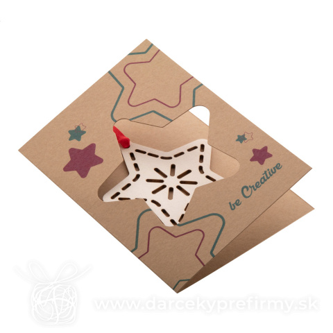 Obrázok produktu TreeCard Eco - Vianočná pohľadnica, hviezda