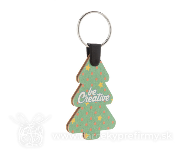 Fjerny Creative - vlastný vianočný prívesok na kľúče, vianočný stromček
