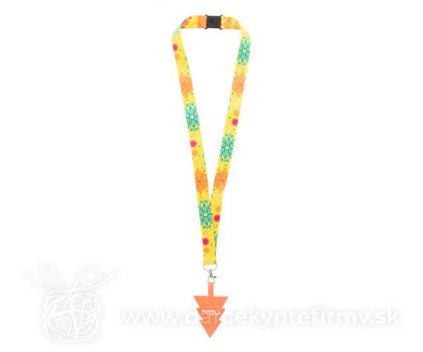 Subyard Mobile Xmas Safe - lanyard s držiakom mobilného telefónu RPET na zákazku