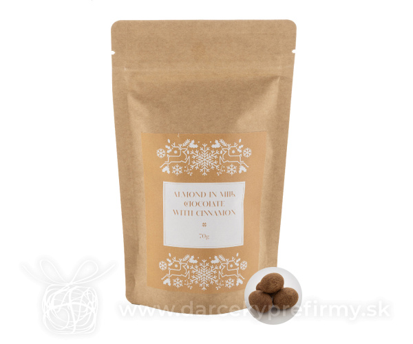 Cinnanut - čokoláda, škorica, mandle, 70g